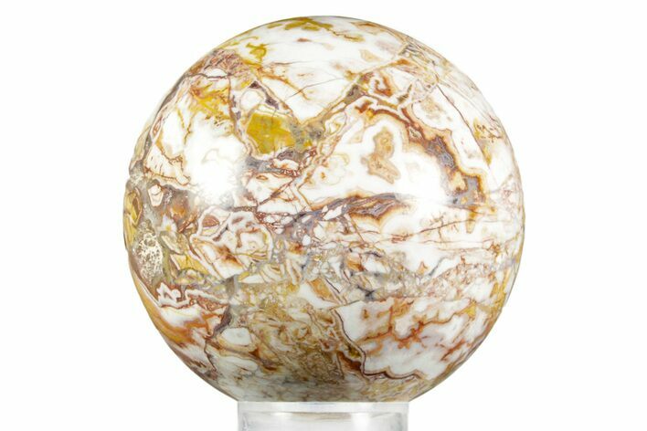Polished Crazy Lace Rosetta Stone Sphere - Mexico #371160